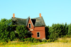 North of Shelburne dilapidated house